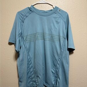 lululemon athletica Blue Short Sleeve Tee